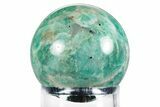 Chatoyant, Polished Amazonite Sphere - Madagascar #238430-1